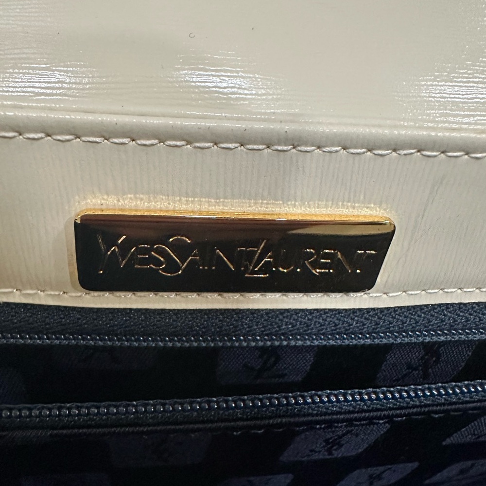 ✨💎VINTAGE💎✨Japan Exclusive YVES SAINT LAURENT Bagw/COA, Card, dusty. - Picture 10 of 16